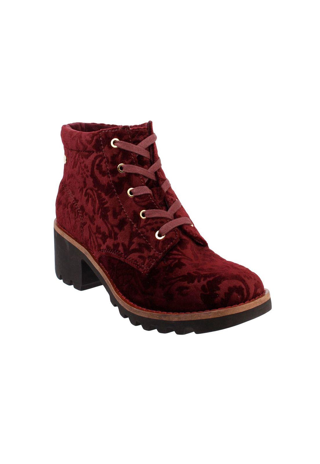 Botin Poliester Sula Burdeo-0