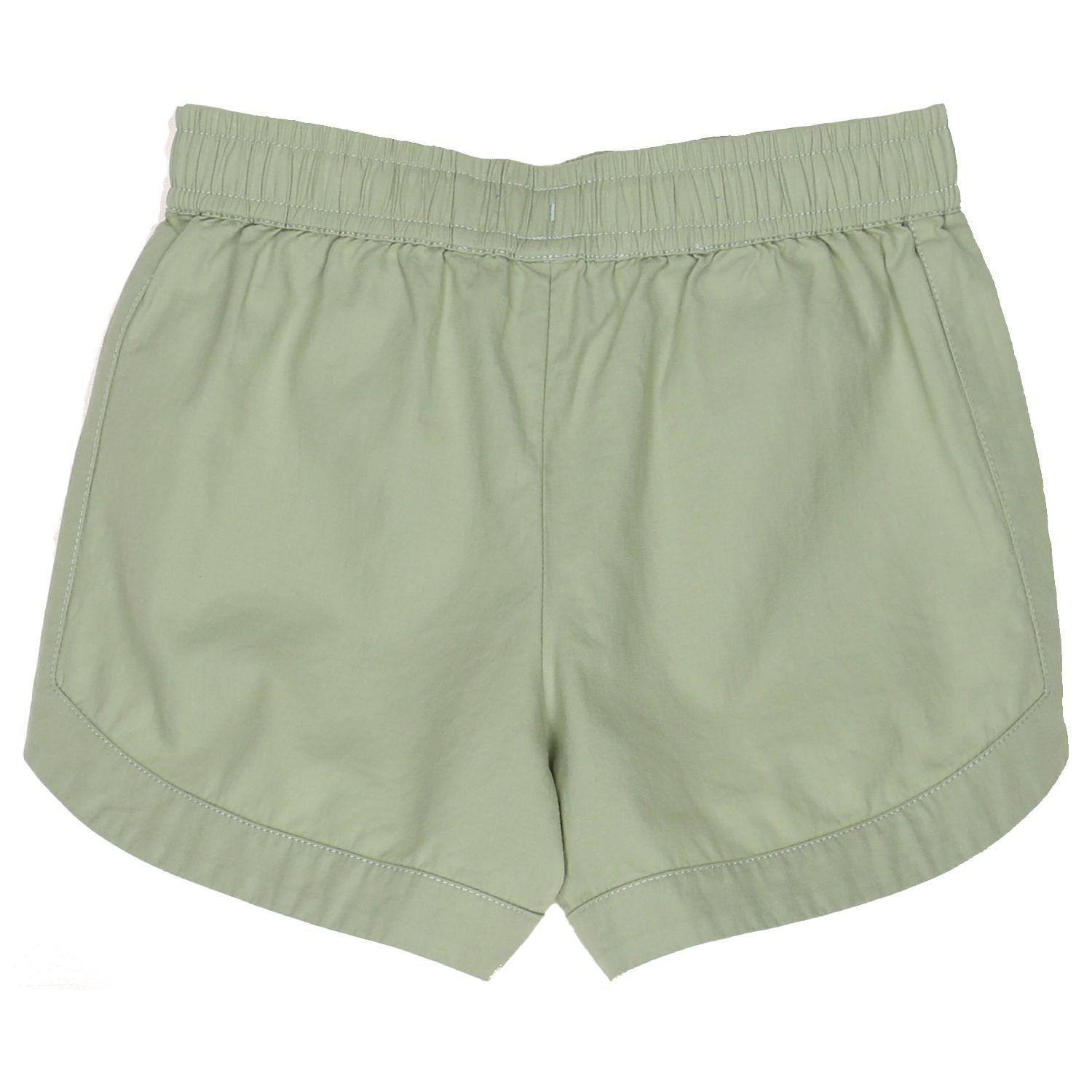 Short Niña Flowy Verde-1
