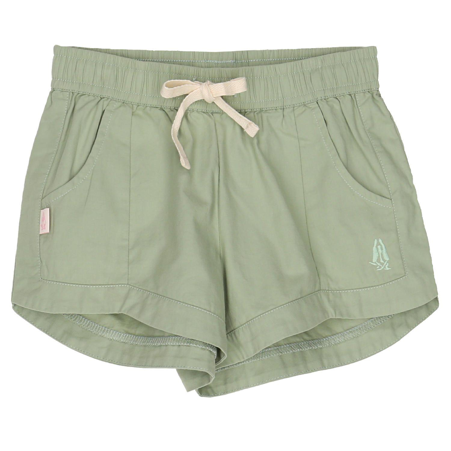 Short Niña Flowy Verde-0