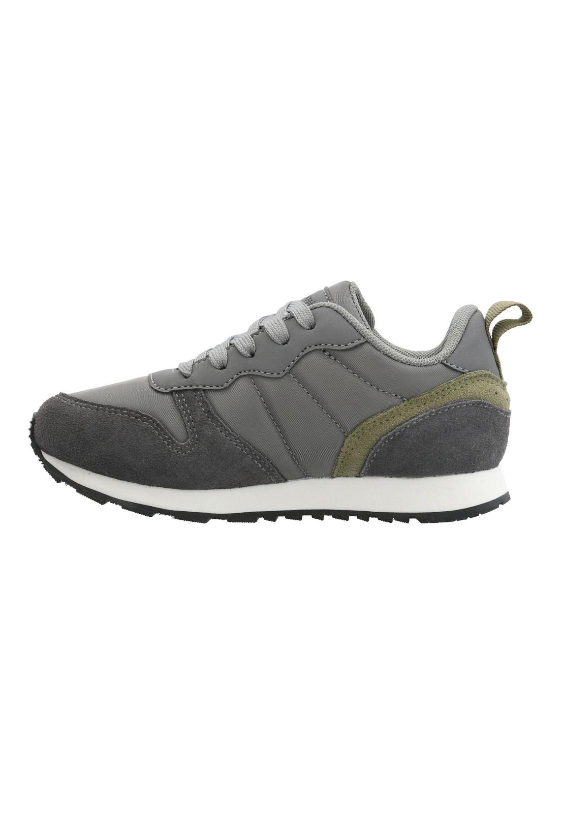 Zapatilla Cuero Janet-K Niño Gris-0