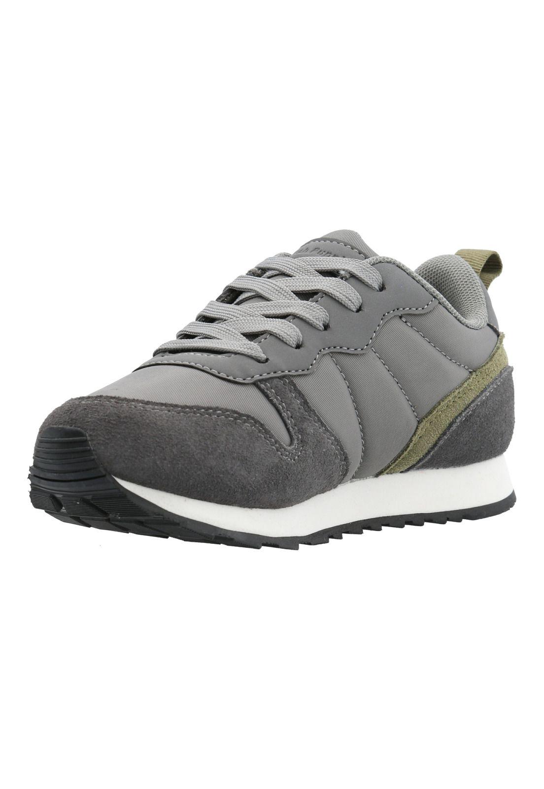 Zapatilla Cuero Janet-K Niño Gris-5