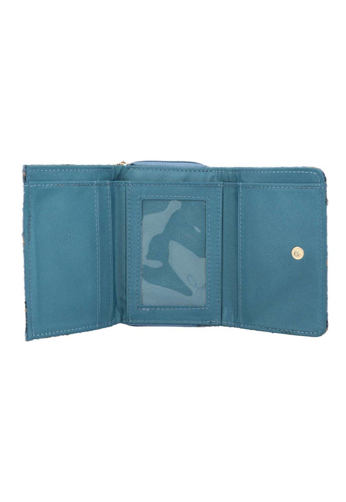 Billeteras London Wallet Mujer Azul-2