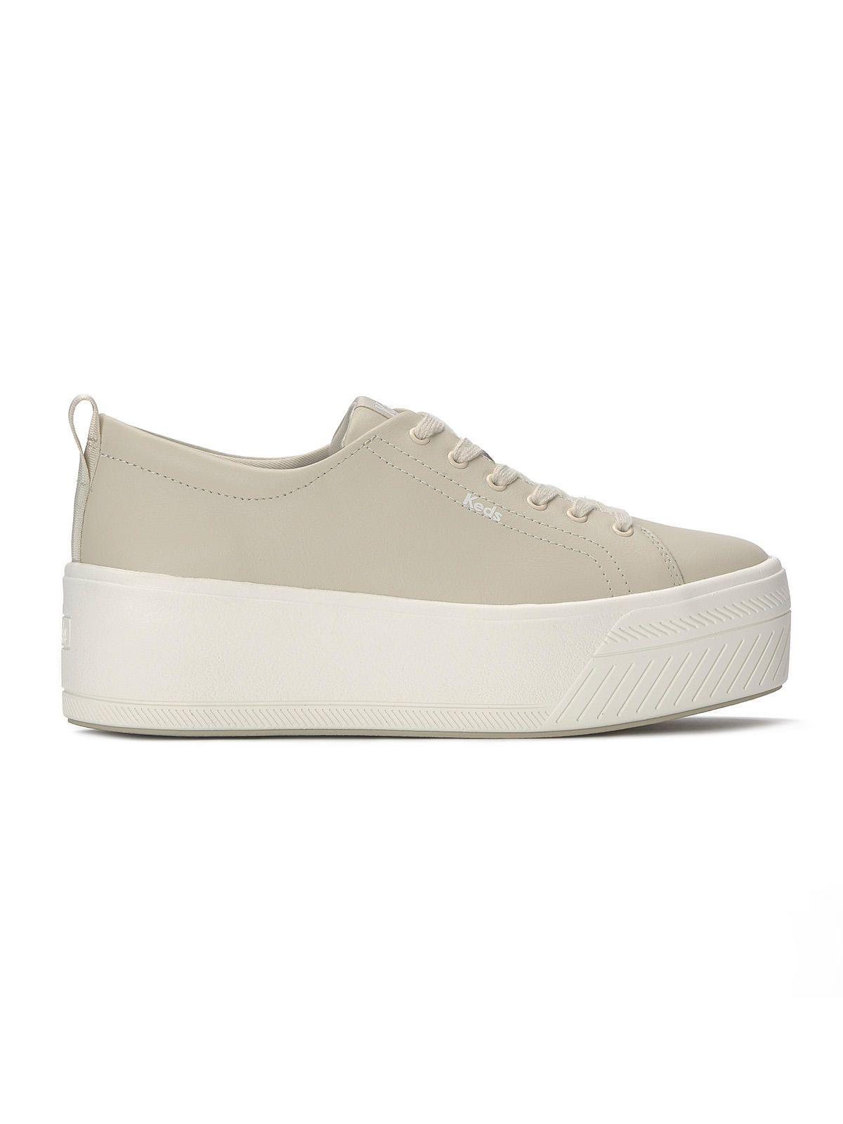 Zapatilla Cuero Mujer Skyler Leather Crema-0