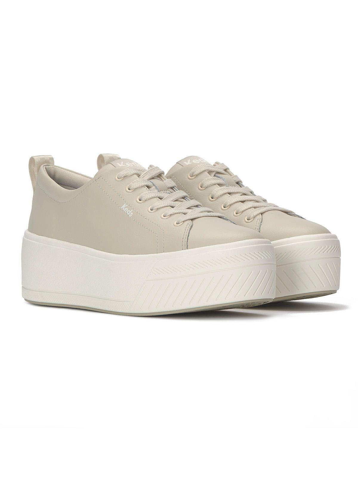 Zapatilla Cuero Mujer Skyler Leather Crema-1