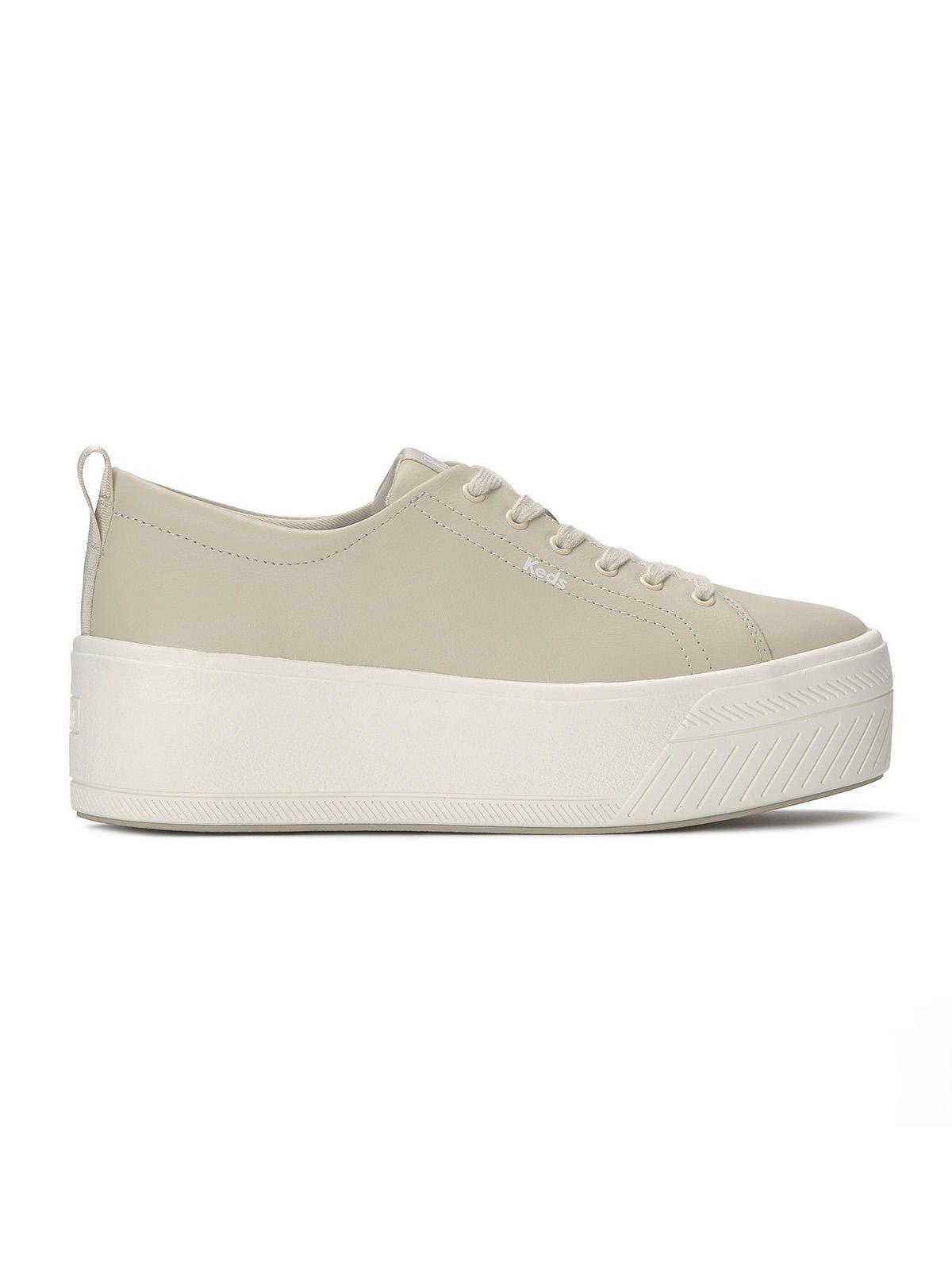 Zapatilla Cuero Mujer Skyler Leather Crema-0
