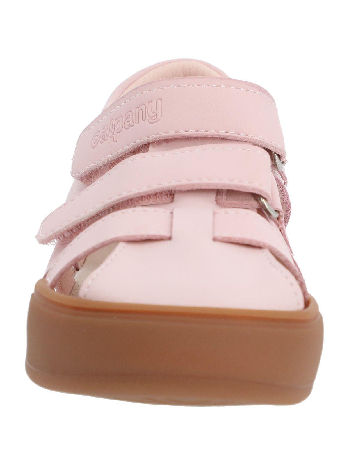 Sandalia Cuero Ergonómica Nina Kentucky Rosado Calpany-5