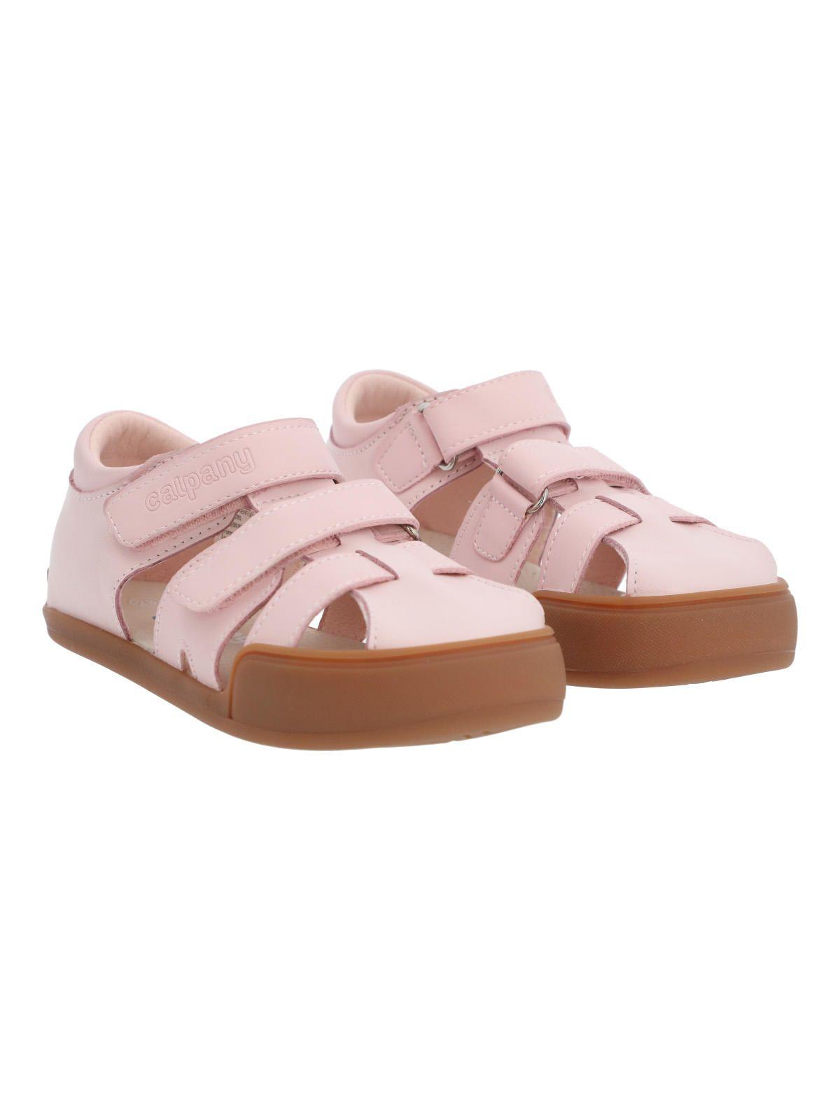 Sandalia Cuero Ergonómica Nina Kentucky Rosado Calpany-9