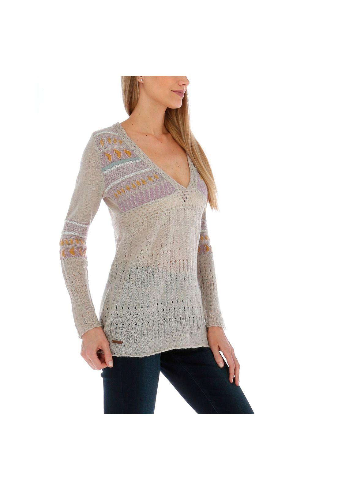 Sweater Viscosa Llily Gris Mujer Rockford-2