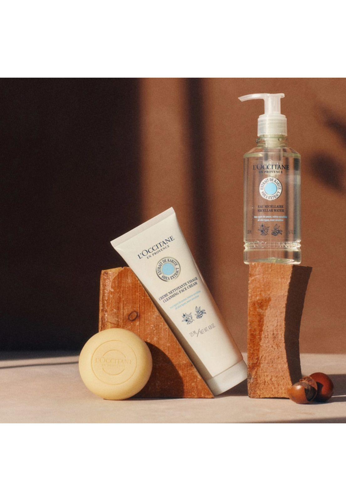 Jabón Sólido Limpiador Karité 75 gr LOccitane-2