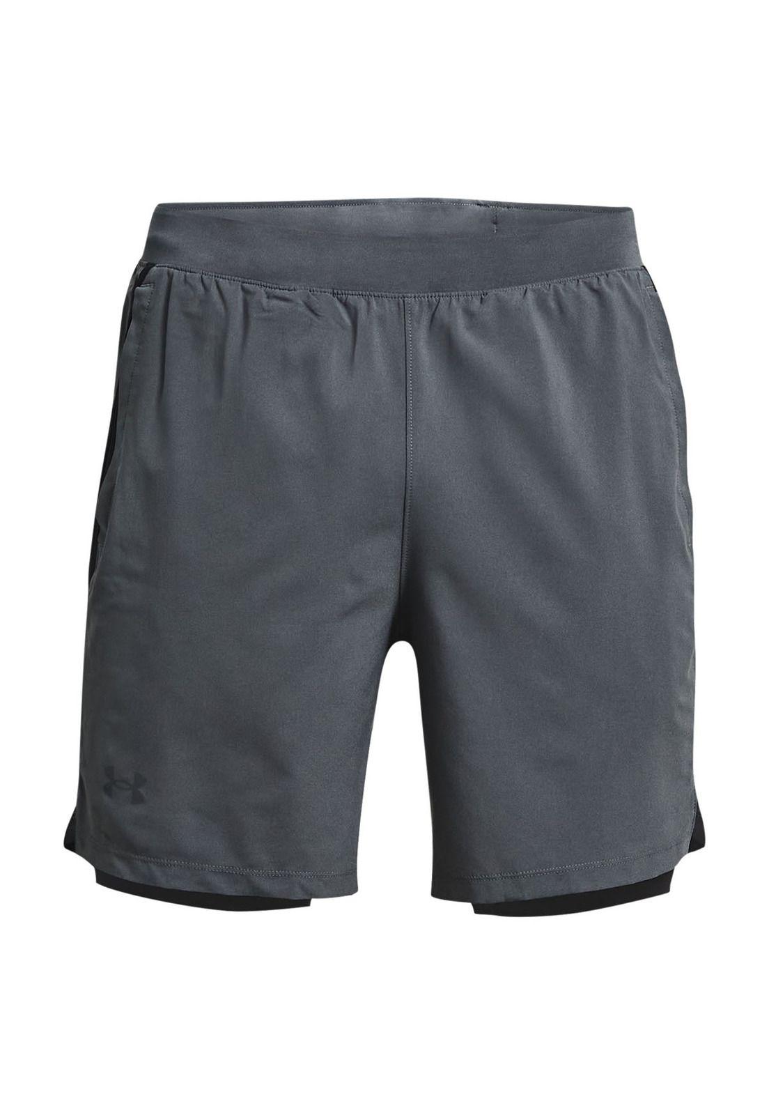 Short Hombre Launch 7'' 2-In-1 Gris-0