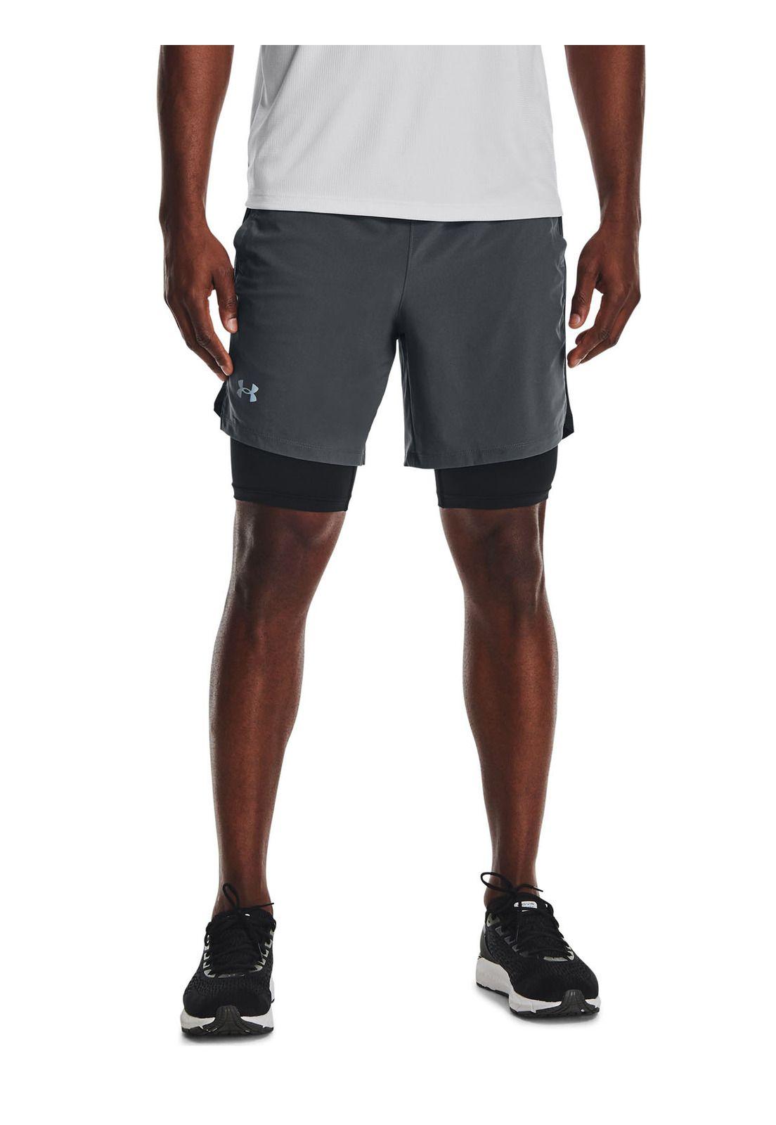 Short Hombre Launch 7'' 2-In-1 Gris-3