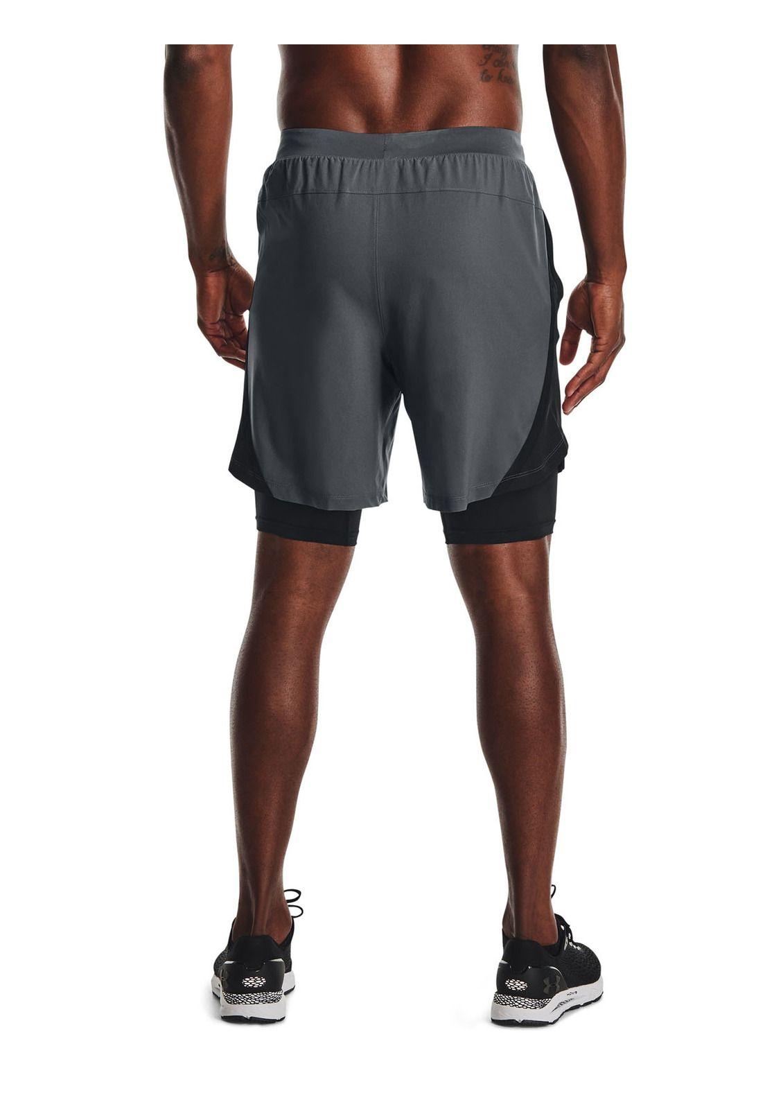 Short Hombre Launch 7'' 2-In-1 Gris-4
