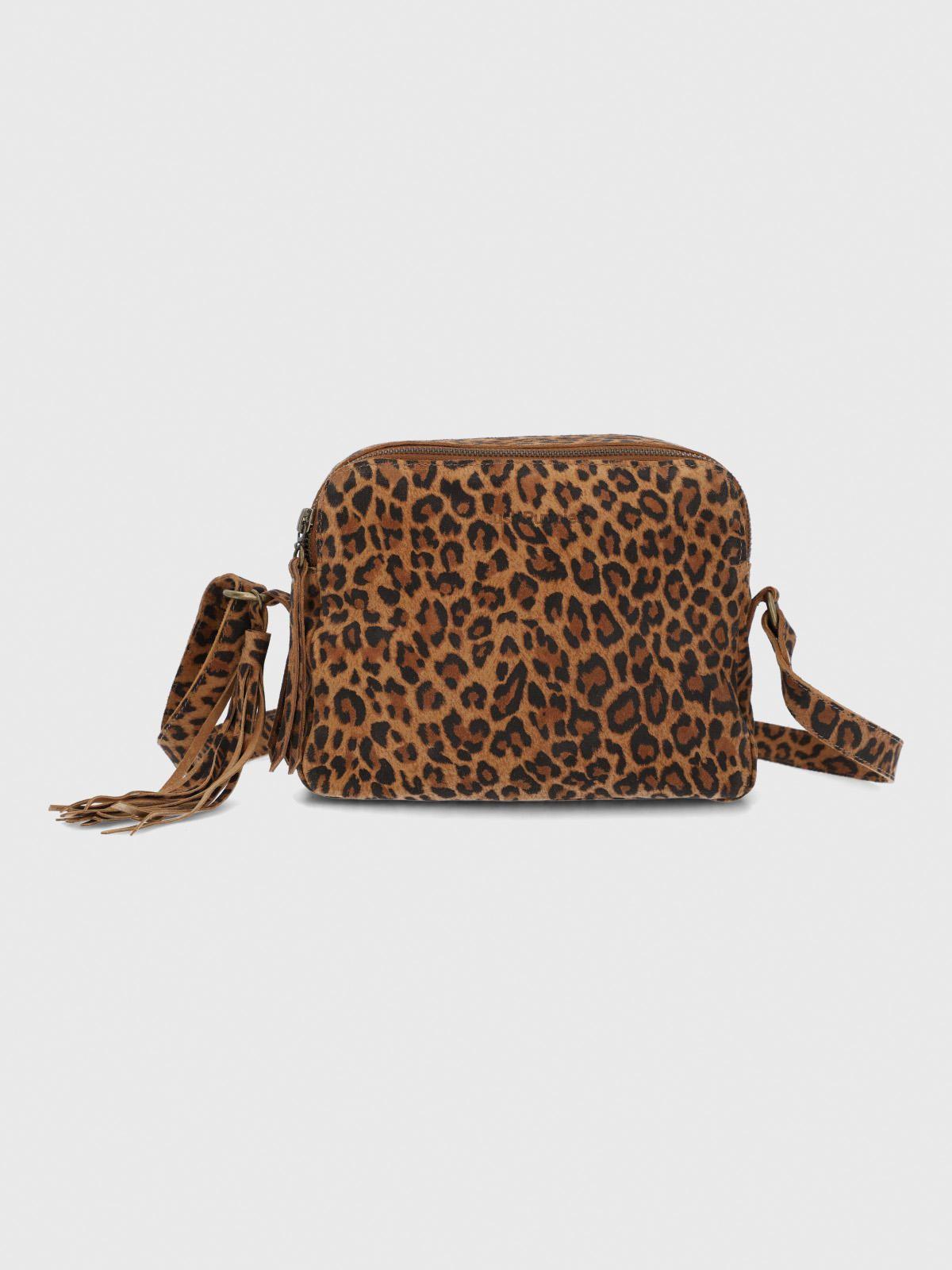 Cartera Cuero Mujer Elsie Cross Café-0