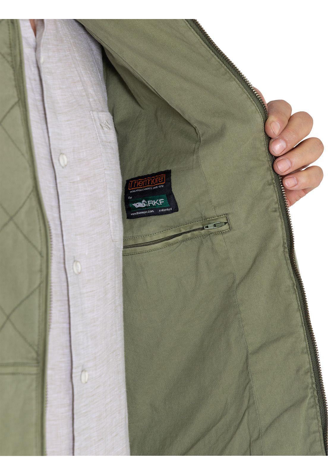 Chaqueta Thermore Verde Laurito Hombre -7