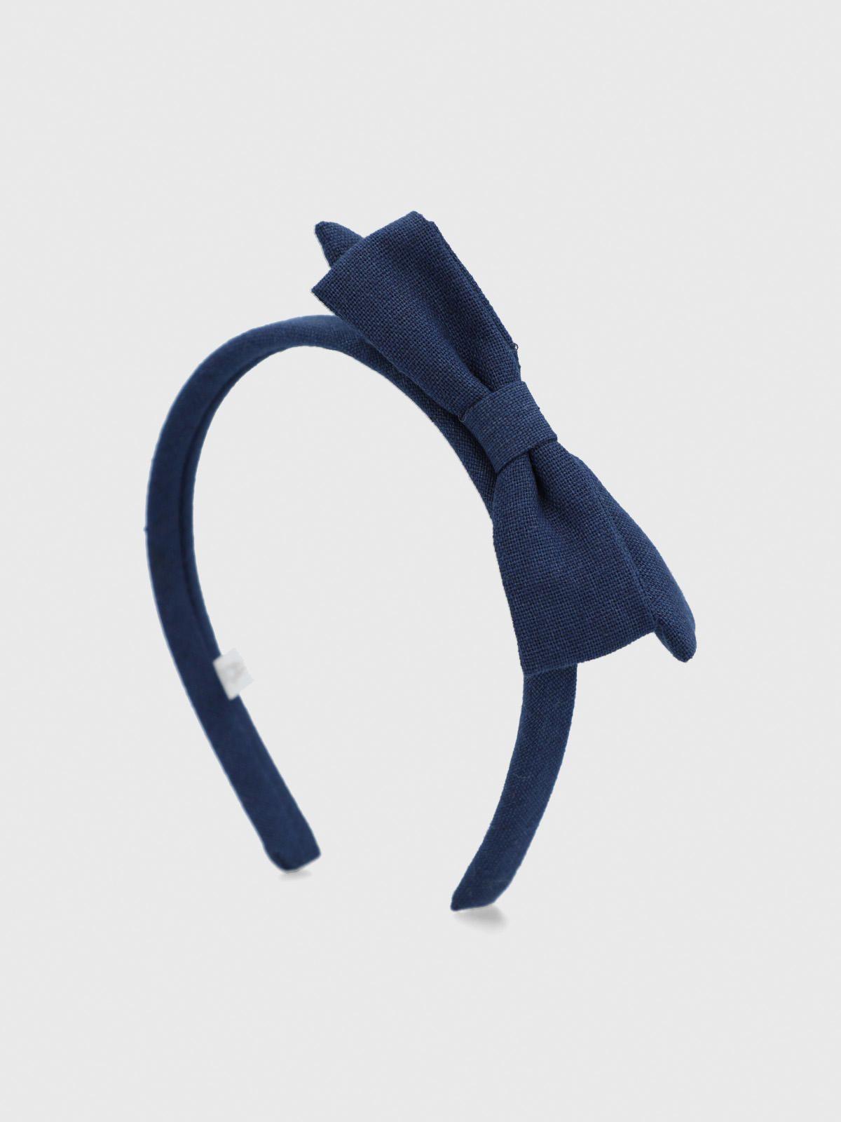 Cintillo Algodón Niña Headband Azul-2