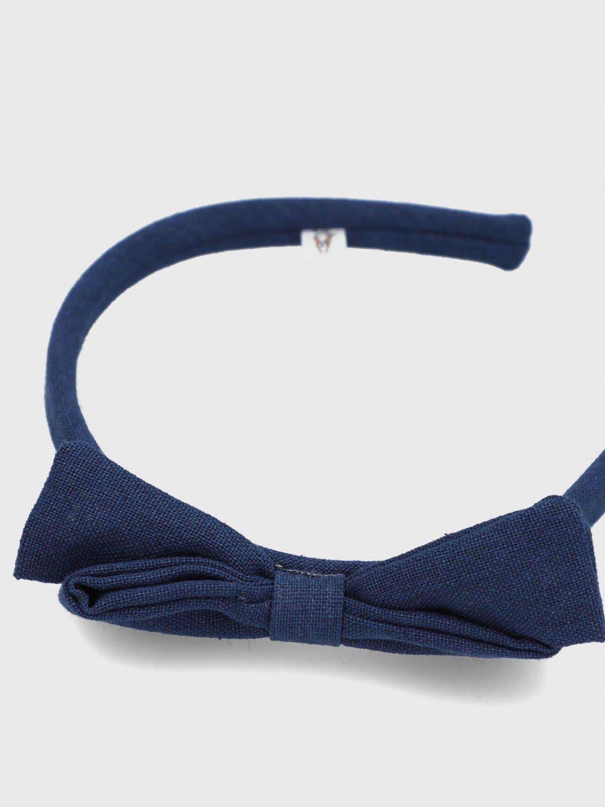 Cintillo Algodón Niña Headband Azul-4