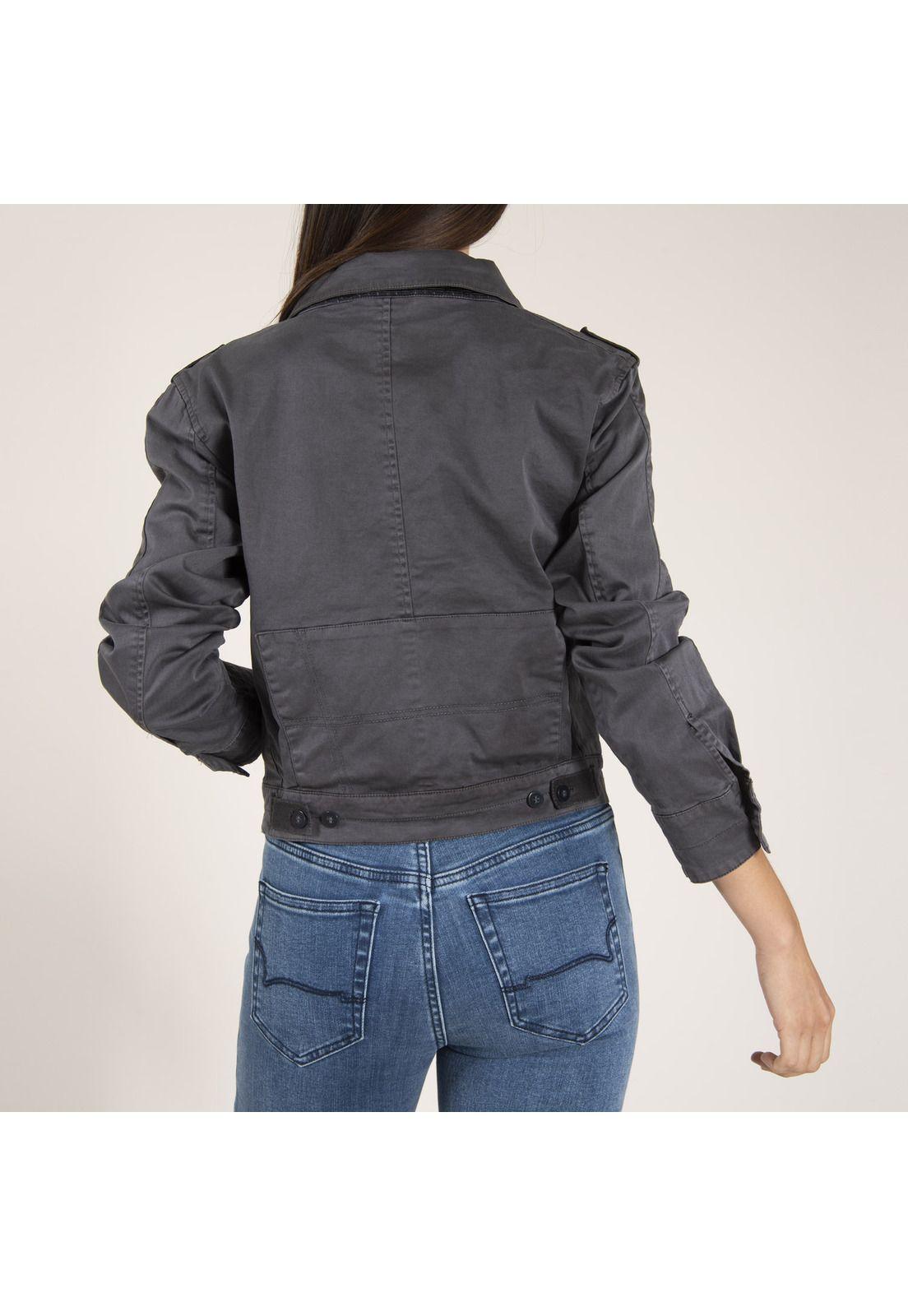 Chaqueta Algodón Roma Negro Mujer Rockford-2