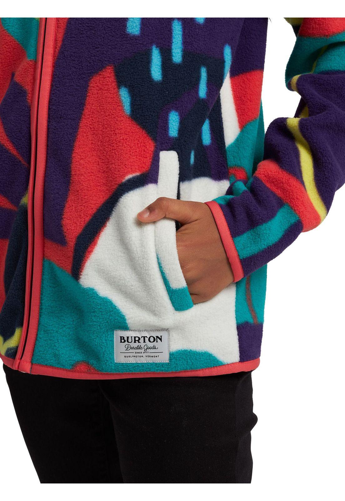 Poleron Niña Spark Anorak Fleece Multicolor Burton-2
