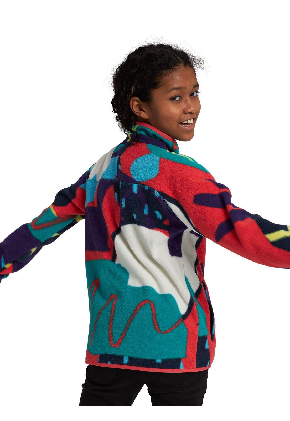 Poleron Niña Spark Anorak Fleece Multicolor Burton-3