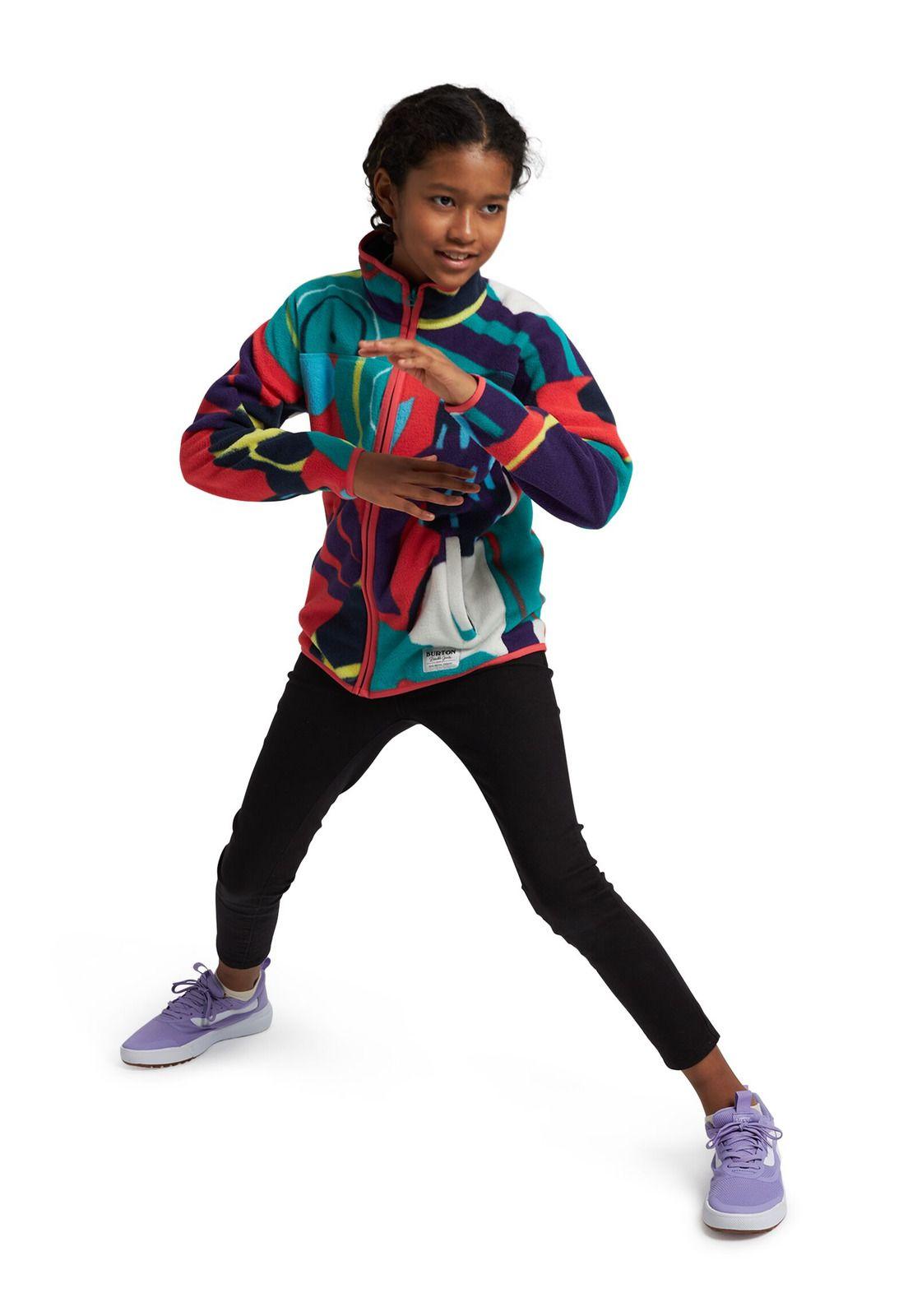 Poleron Niña Spark Anorak Fleece Multicolor Burton-4