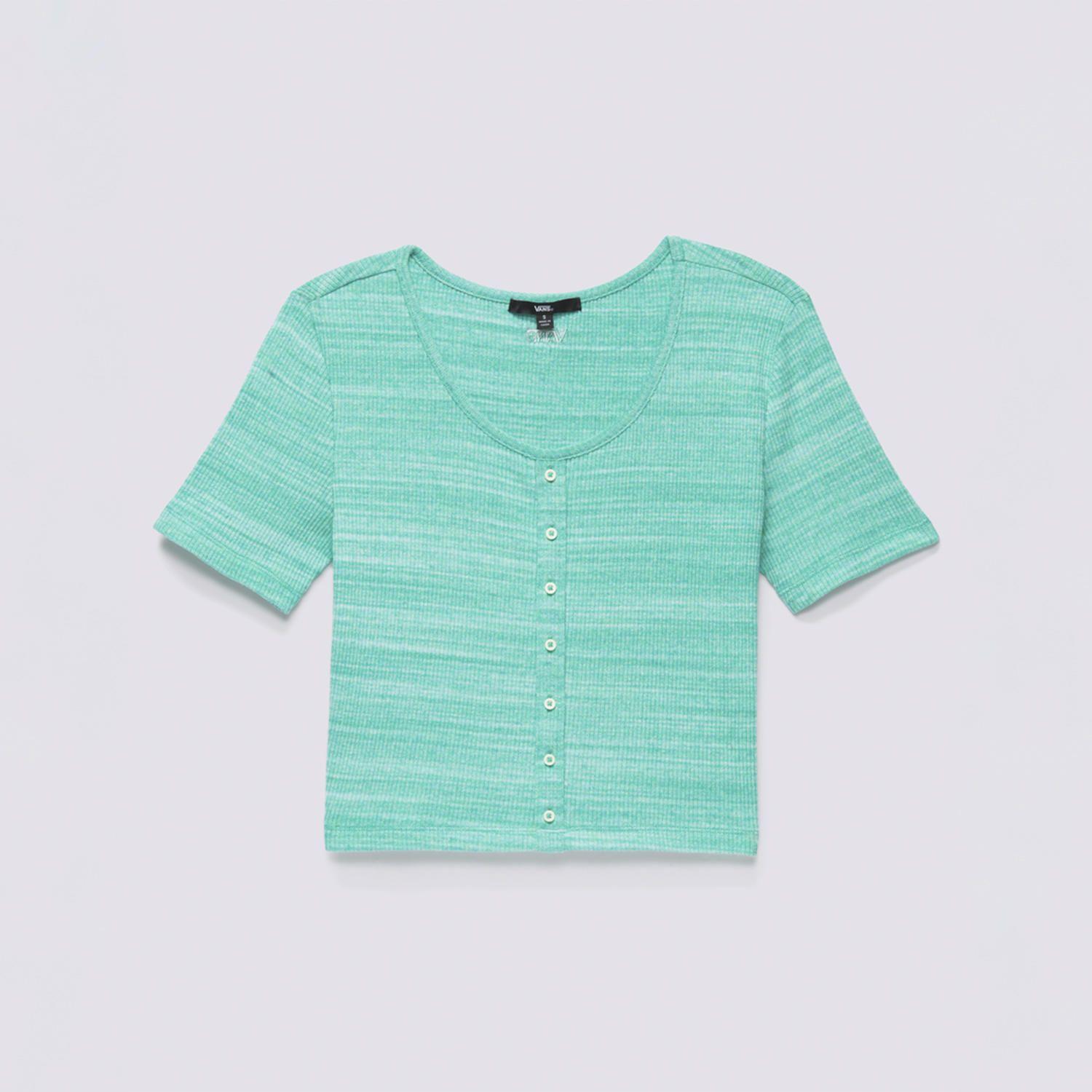 Polera Manga Corta Cosmos Ss Top Celeste Mujer-0