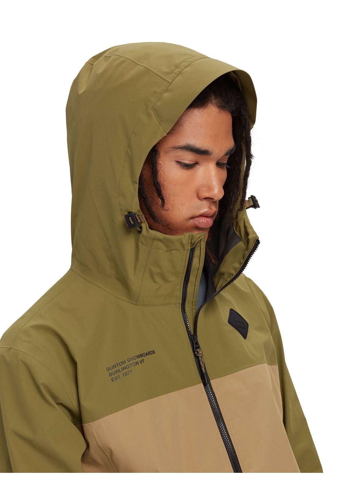 Parka Hombre Packrite Rain Jacket Verde Burton-4