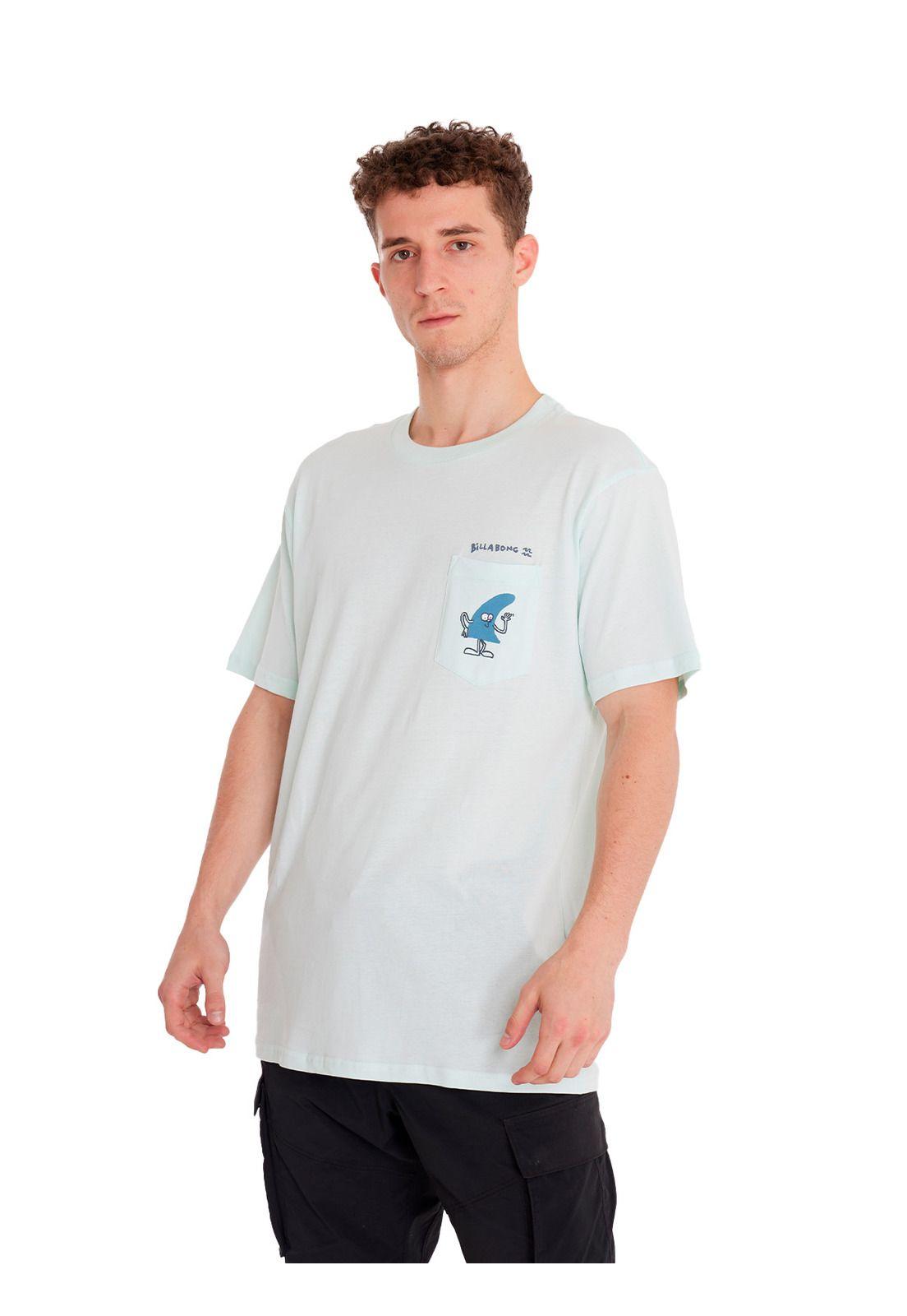 Polera Hombre Funghi Pocket Blanco-1