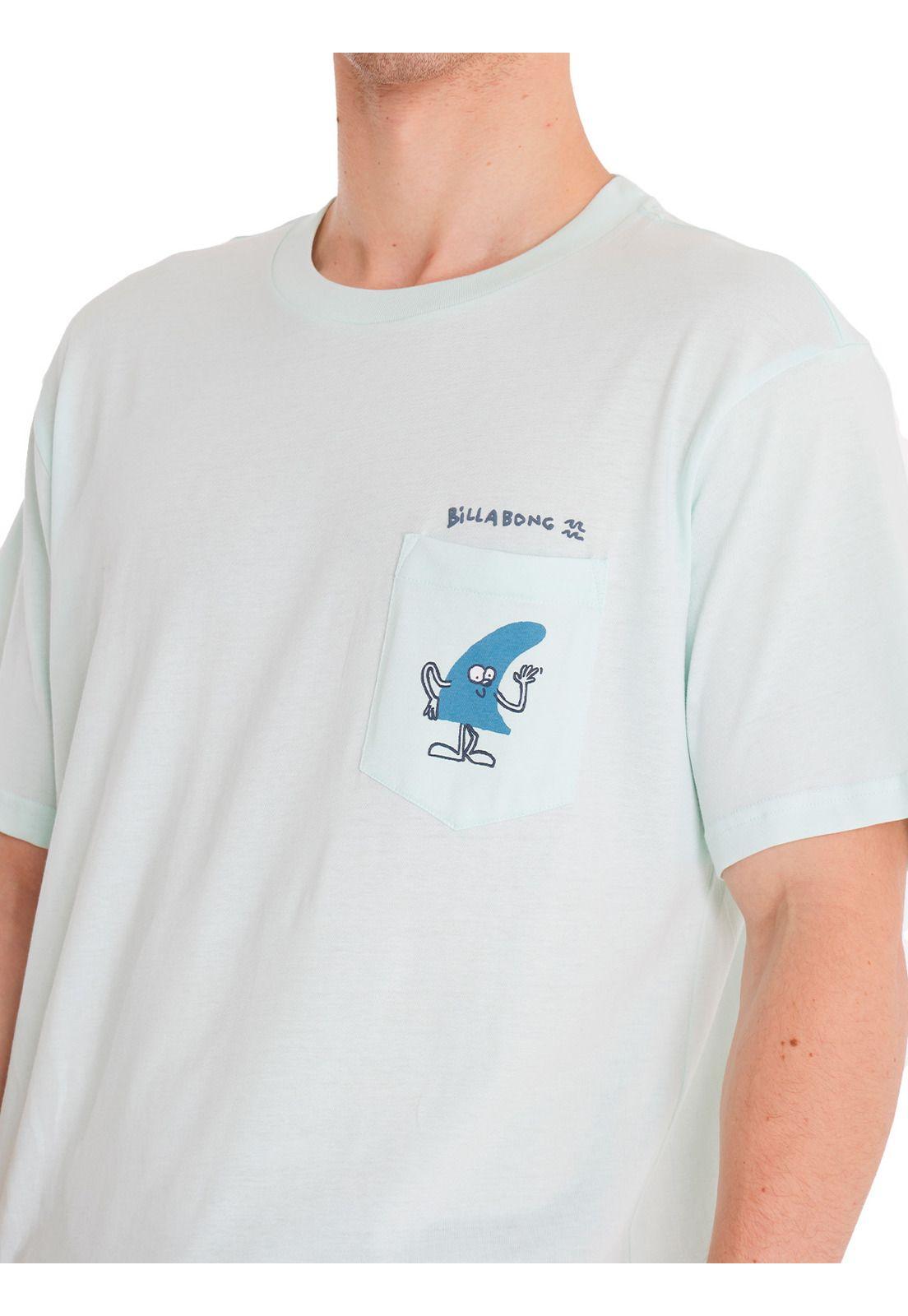 Polera Hombre Funghi Pocket Blanco-3