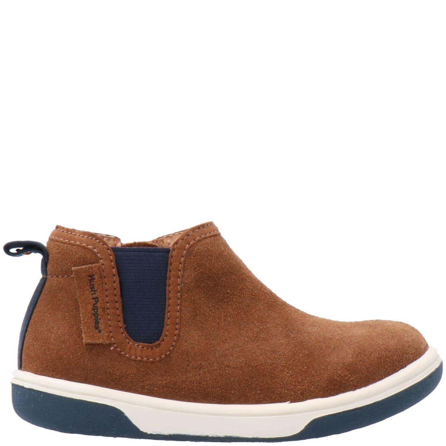 Zapato Cuero Niño Paki Café-1