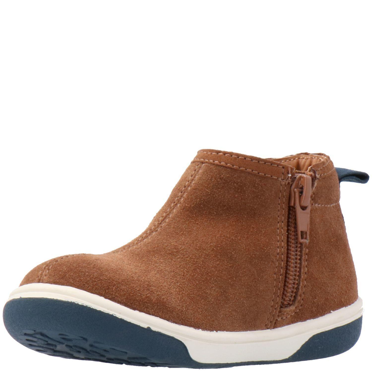 Zapato Cuero Niño Paki Café-3