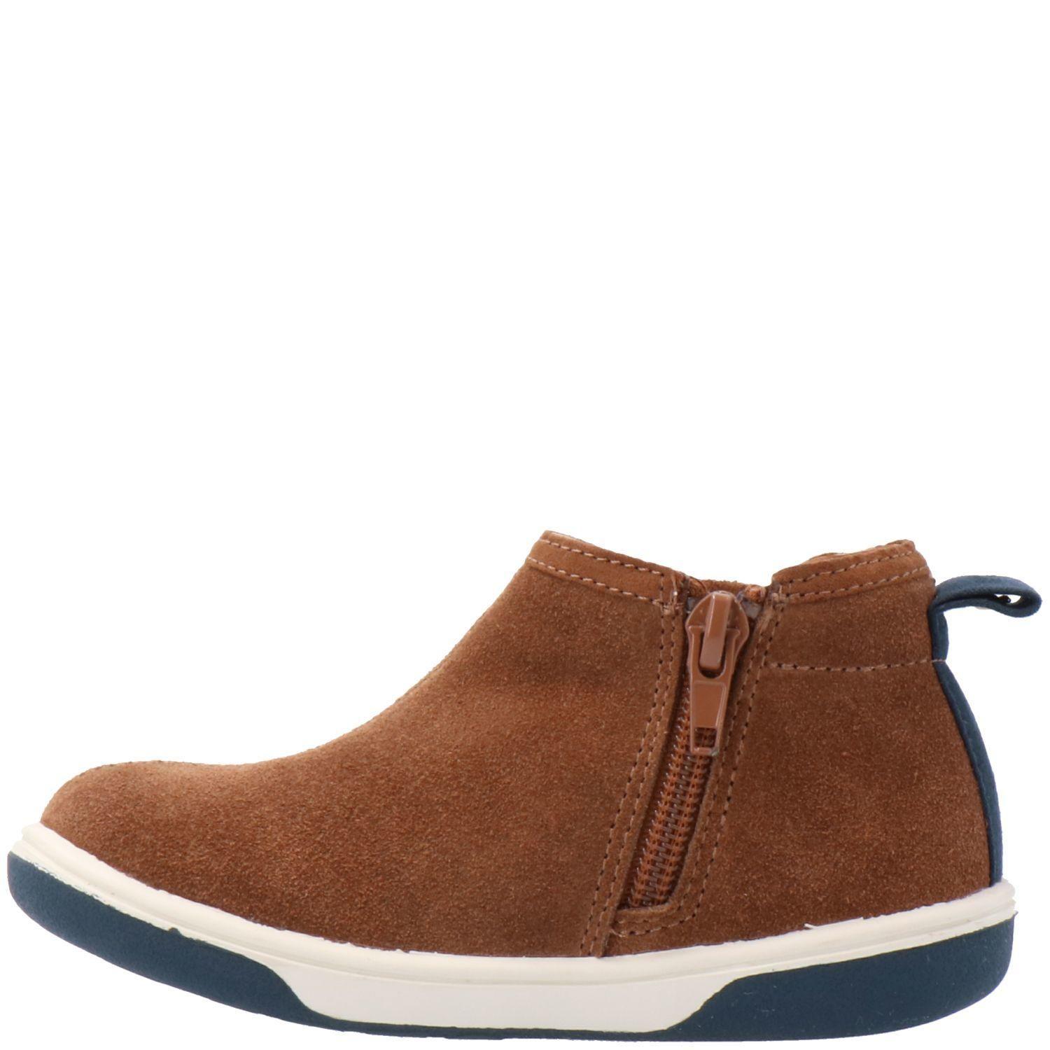 Zapato Cuero Niño Paki Café-4