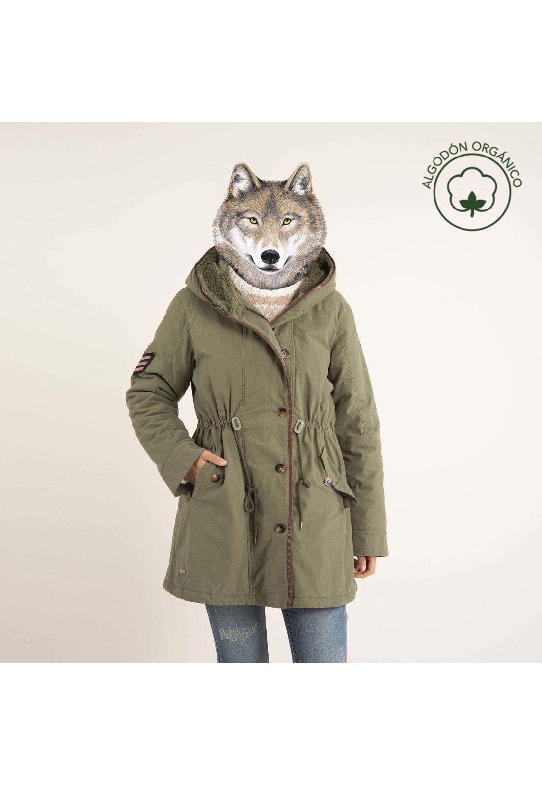 Chaqueta Mujer Bianca Verde Petróleo-0