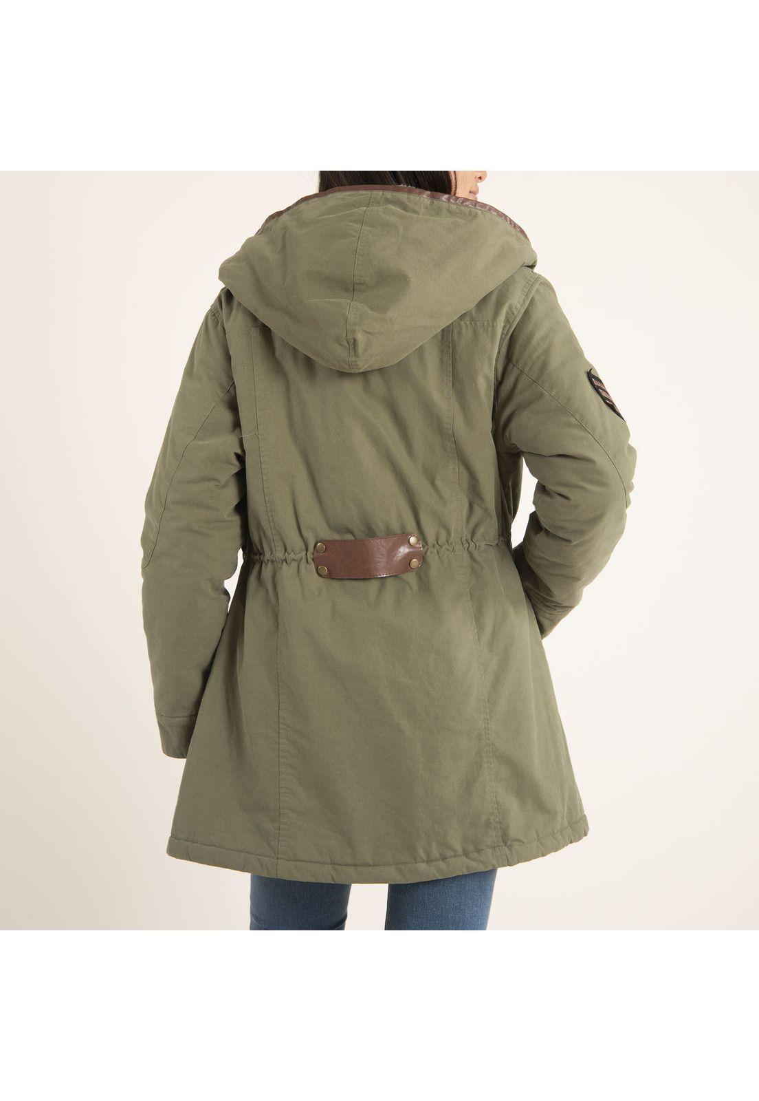 Chaqueta Mujer Bianca Verde Petróleo-4