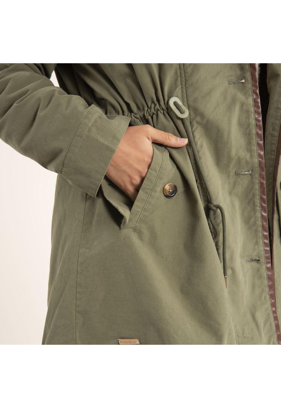 Chaqueta Mujer Bianca Verde Petróleo-6