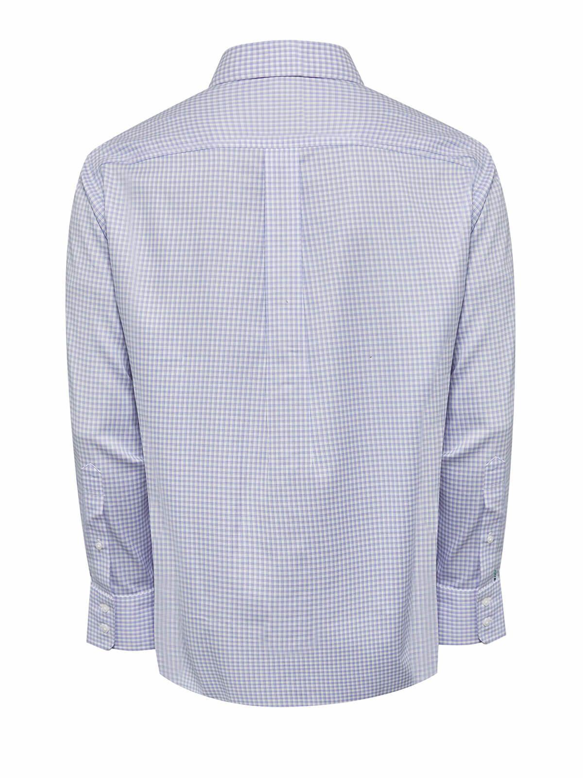 Camisa Hombre Cuello Button-Down WF Azul-3