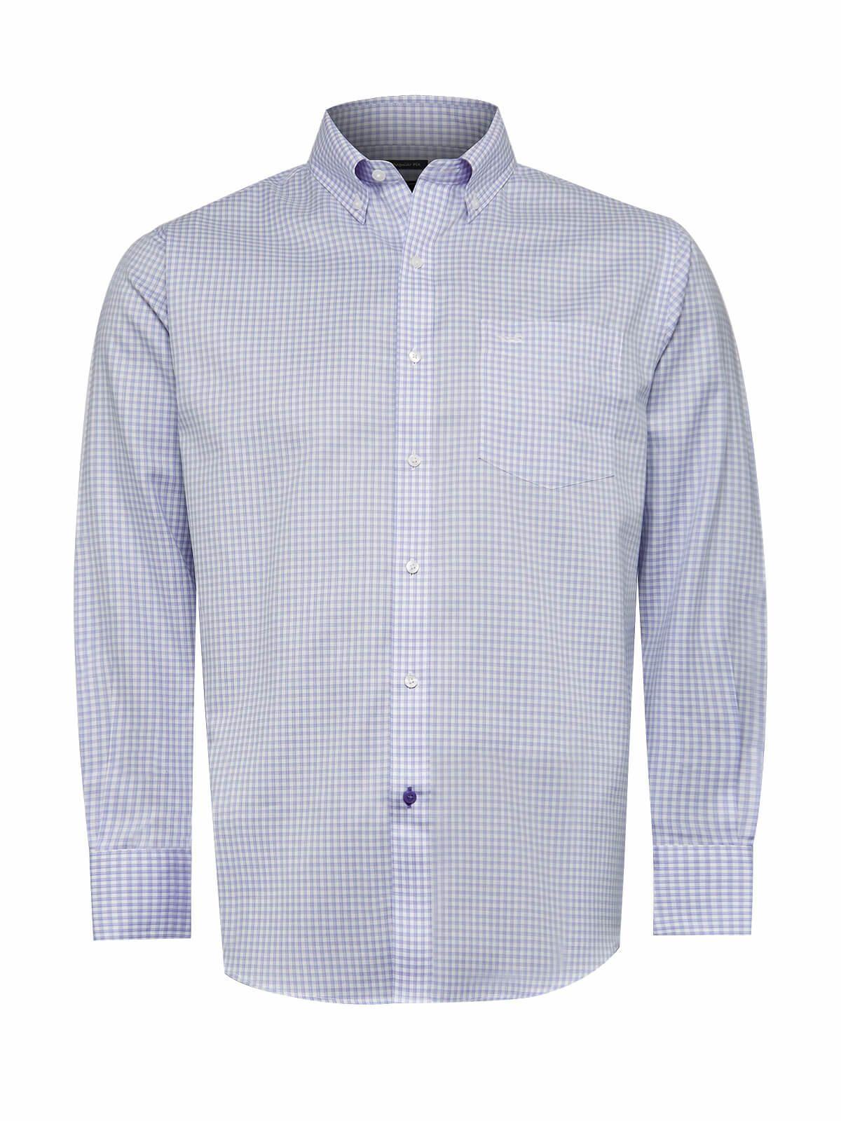 Camisa Hombre Cuello Button-Down WF Azul-1