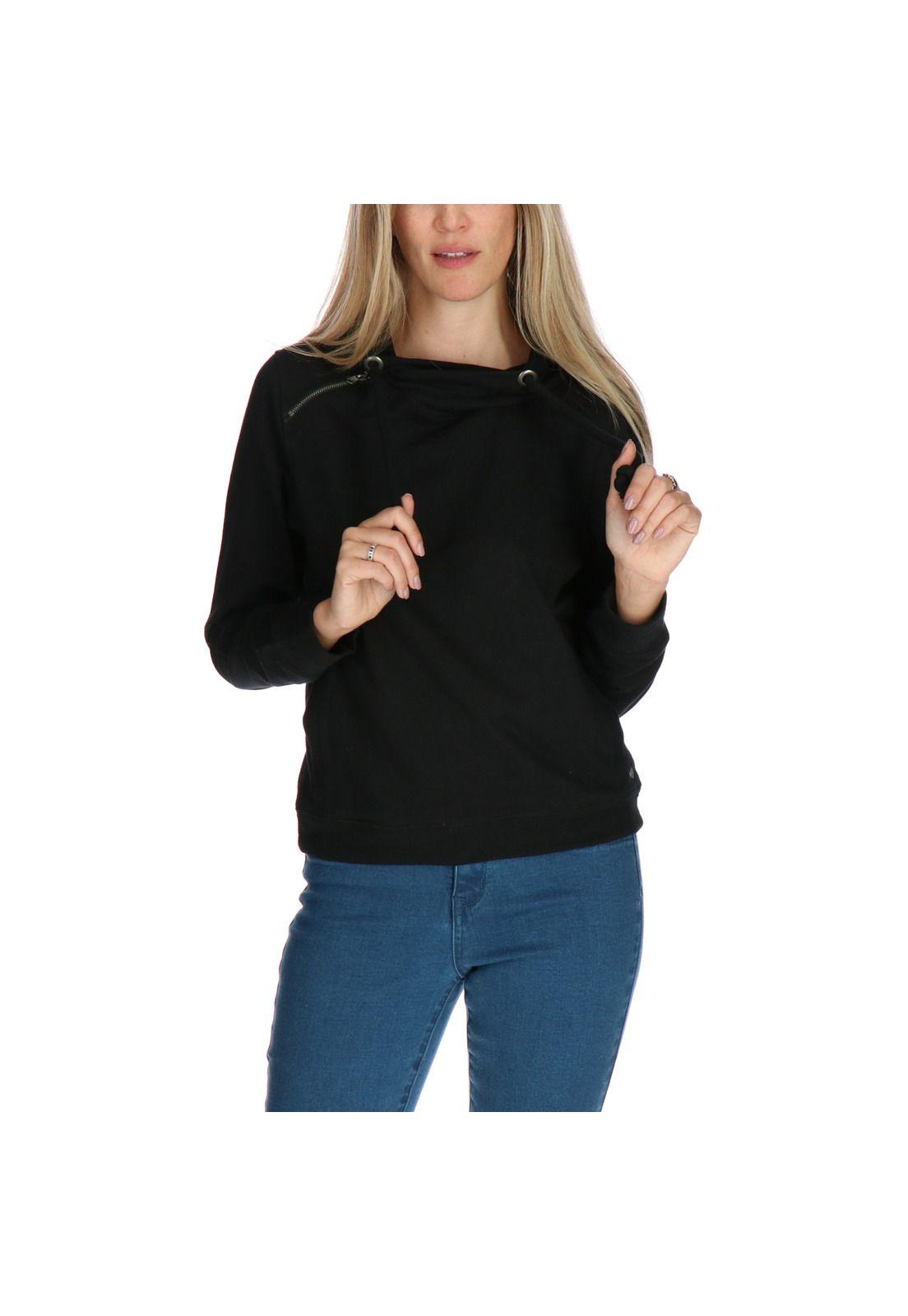 Poleron Parker Asymmetrical Negro-0