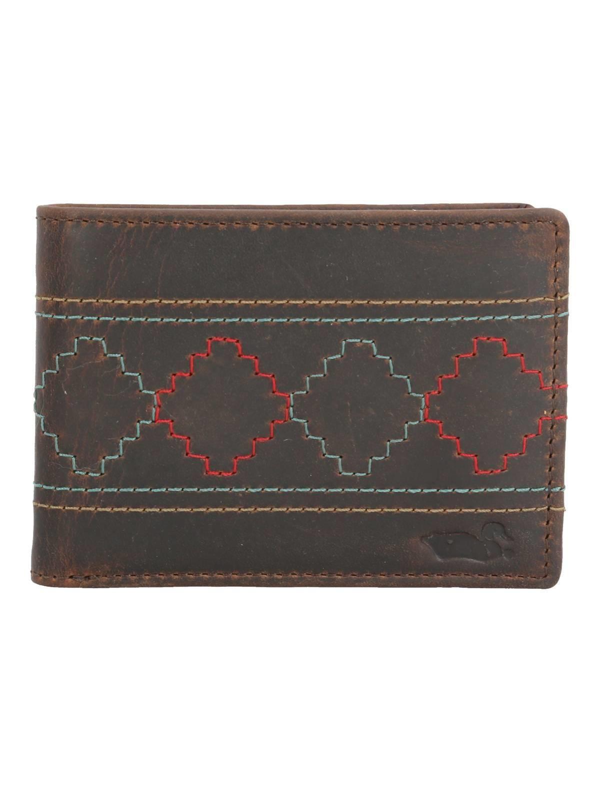 Billetera Cuero Hombre Tc Quetzal Café-0