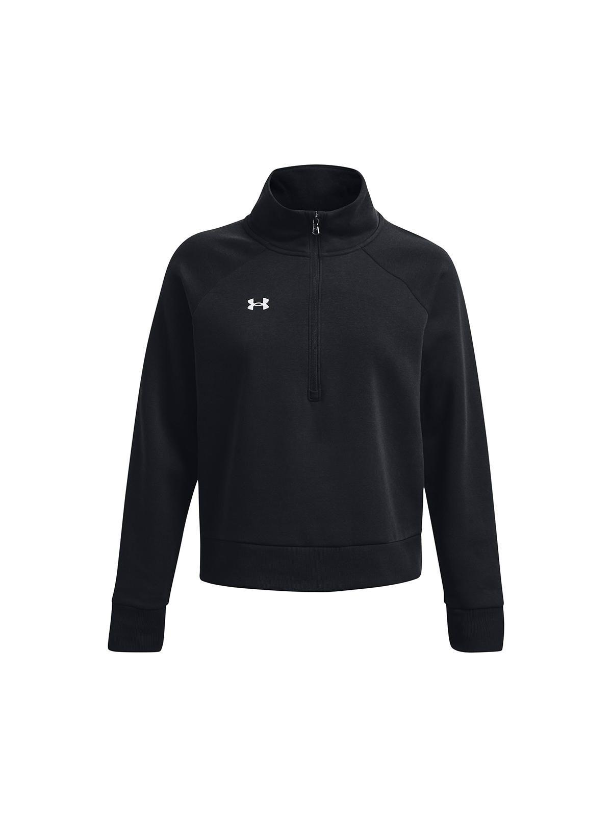 Polerón UA Rival Negro para mujer-0