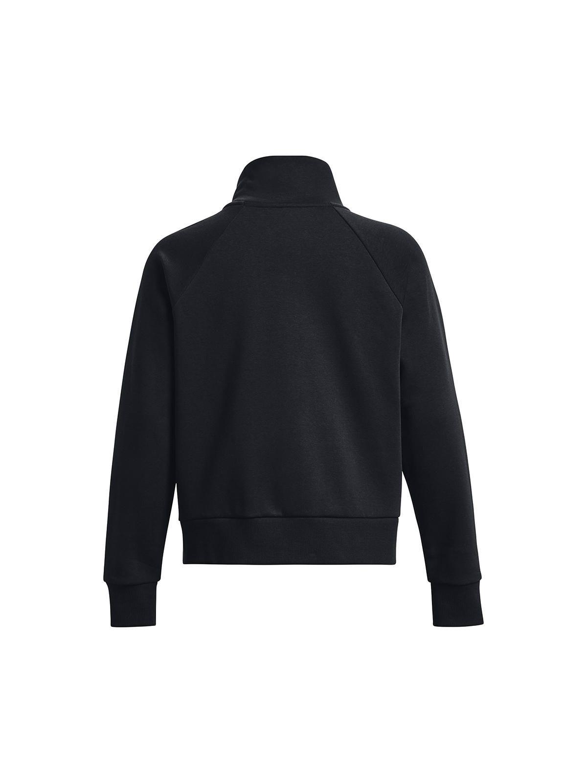 Polerón UA Rival Negro para mujer-1