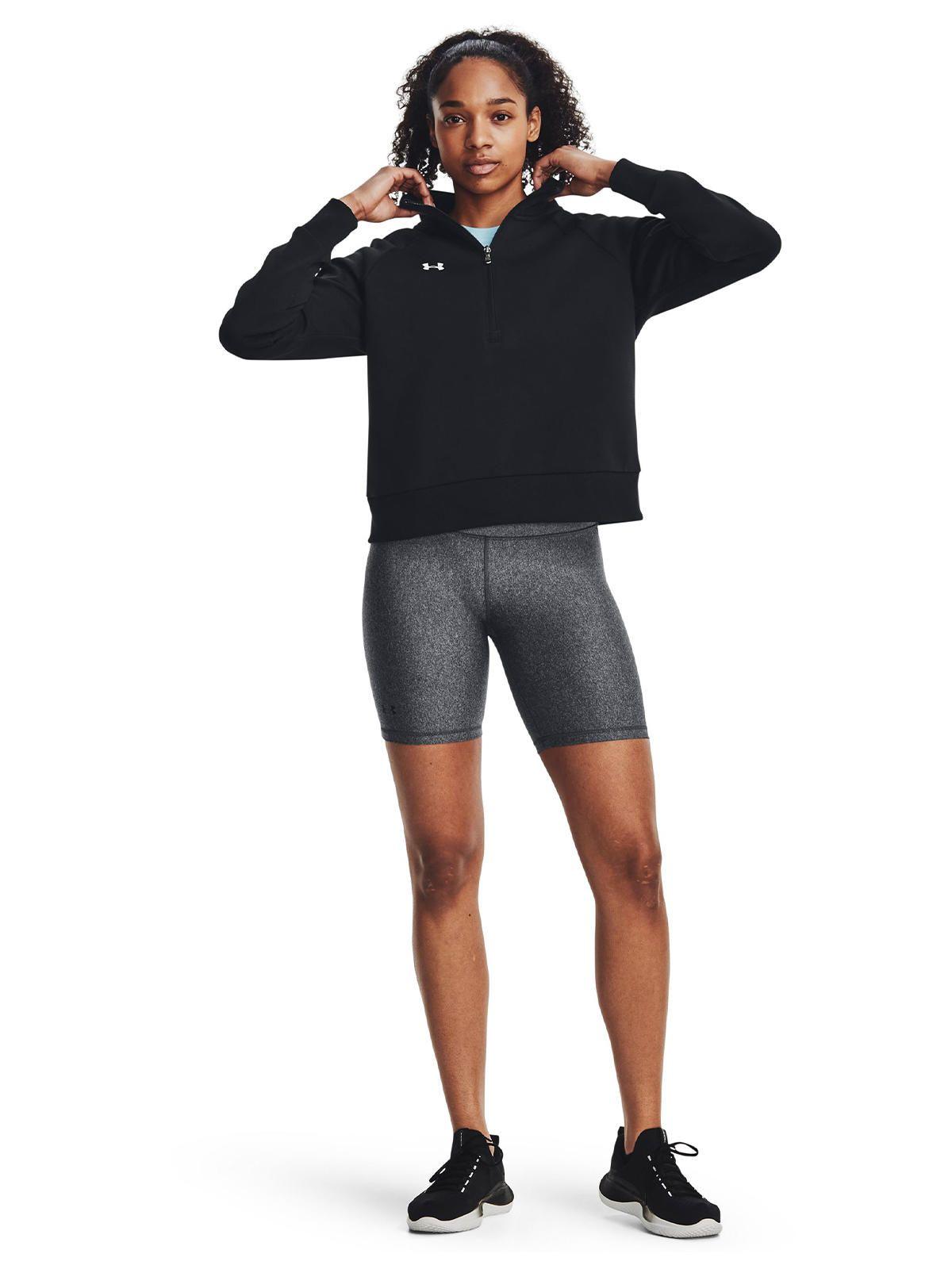 Polerón UA Rival Negro para mujer-5