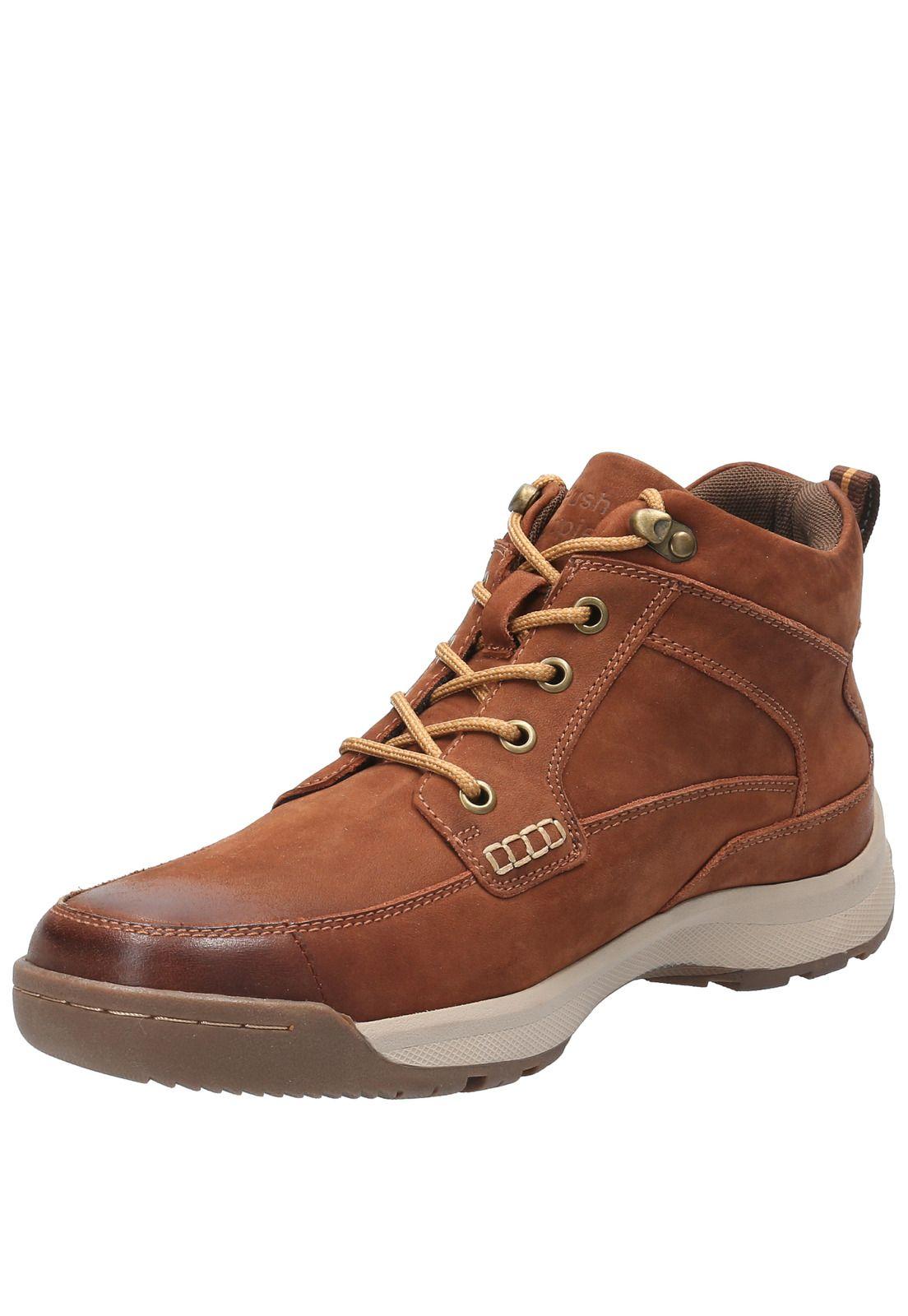Botin Cuero Hombre Thomas Café-4