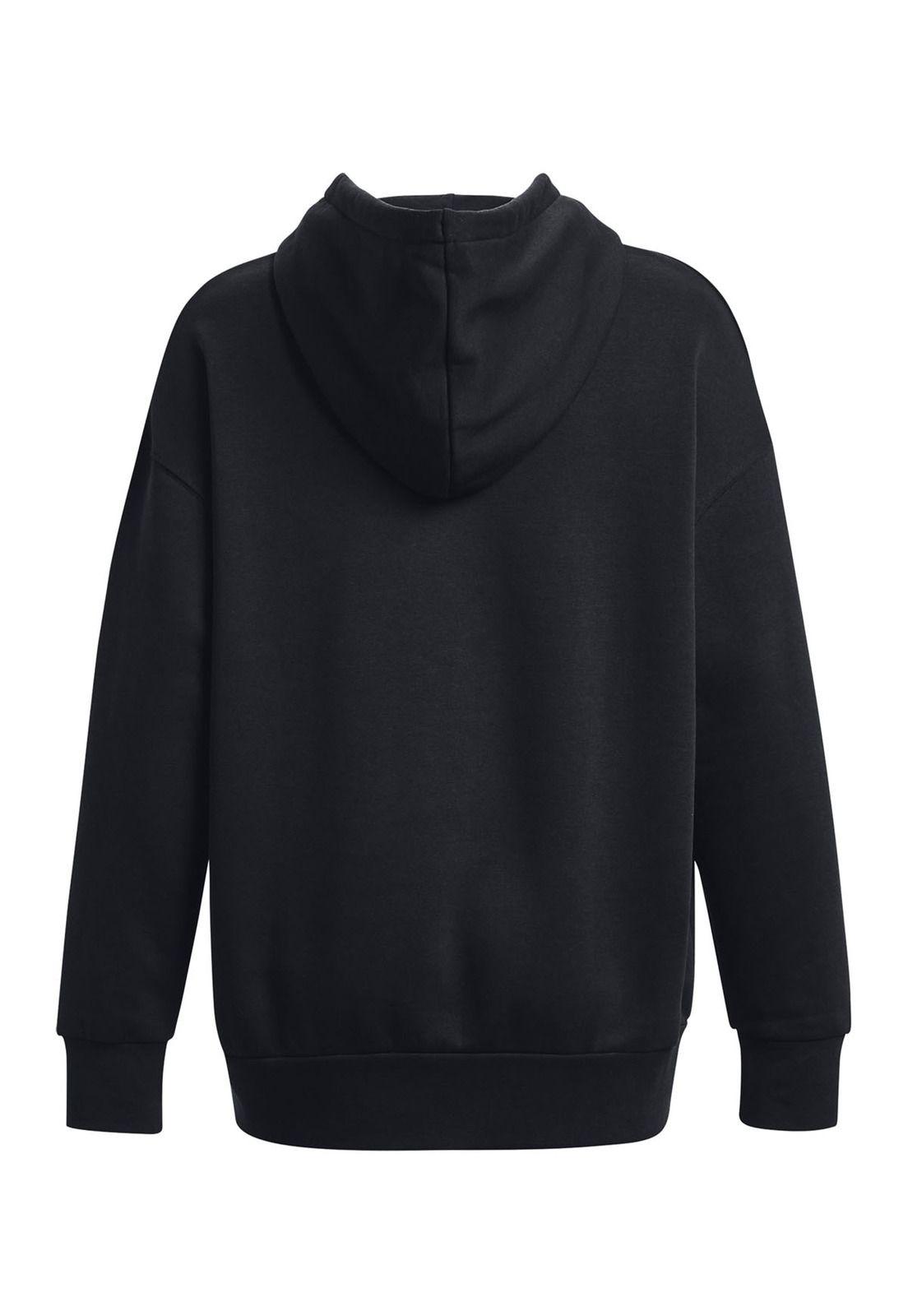 Polerón Oversize UA Icon para mujer Negro-1