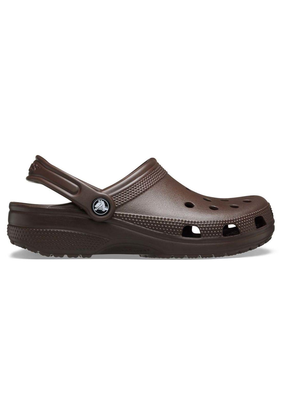 Zueco Crocs Unisex Classic Clog Café Osc-0