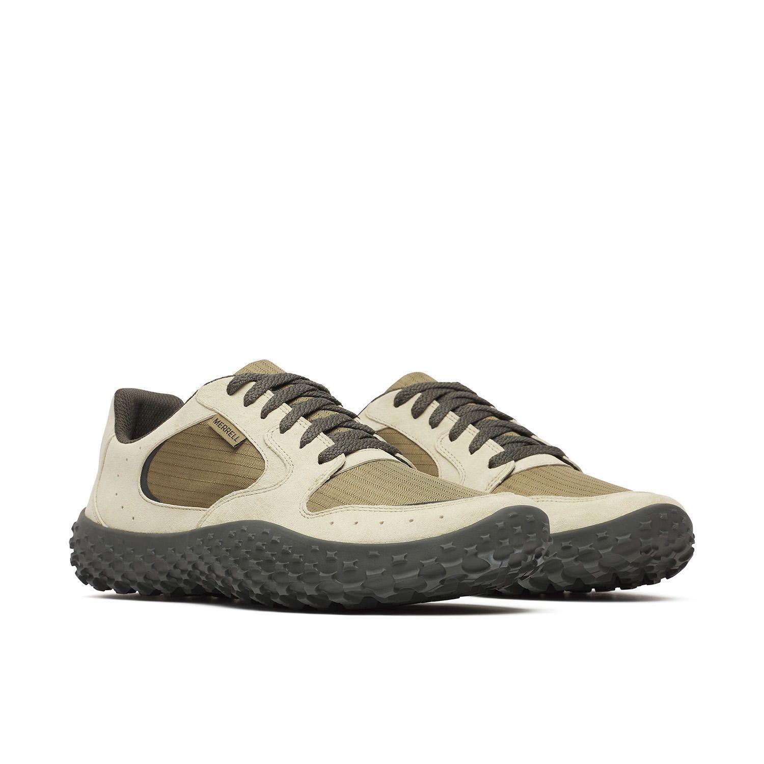 Zapatilla Cuero Hombre Wrapt Sneaker Beige-3