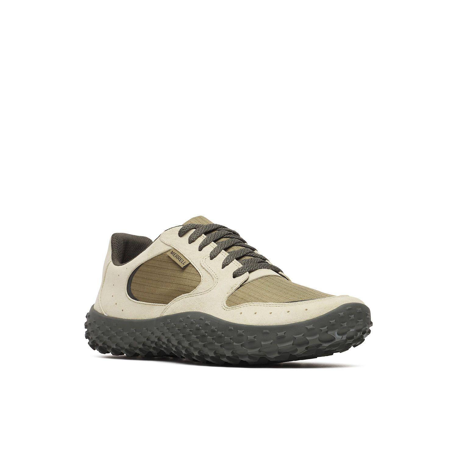 Zapatilla Cuero Hombre Wrapt Sneaker Beige-4