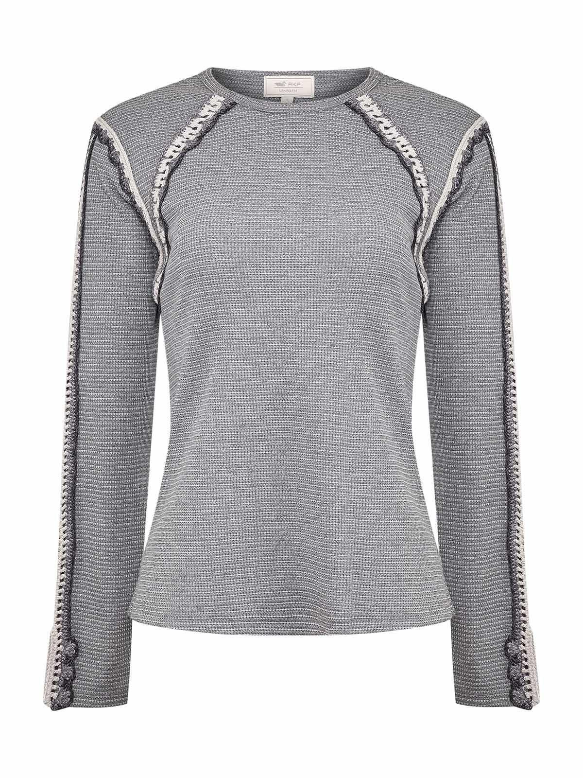 Polera Algodon Organico Mujer Cripa Gris-0