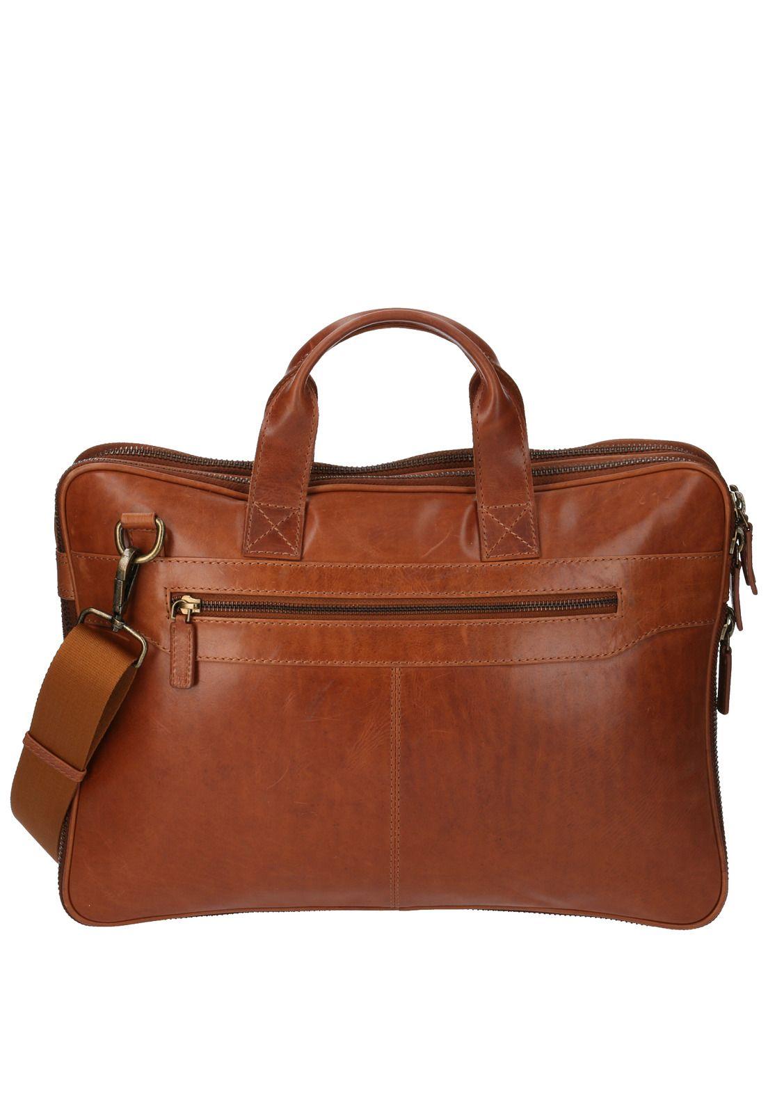 Maletín Cuero Hombre Om Hamilton Café-2