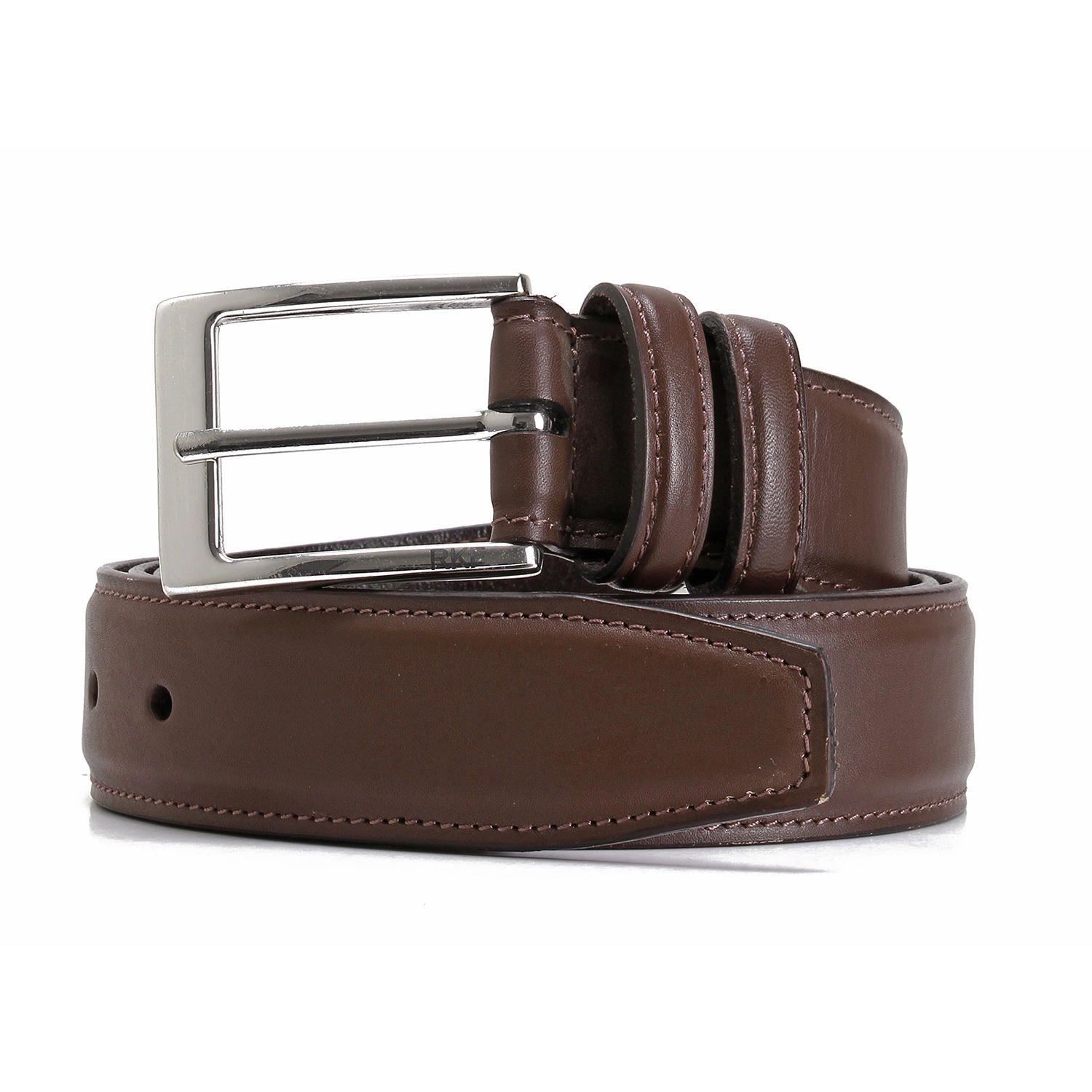 Cinturon Cuero Prato Café Hombre Rockford-0