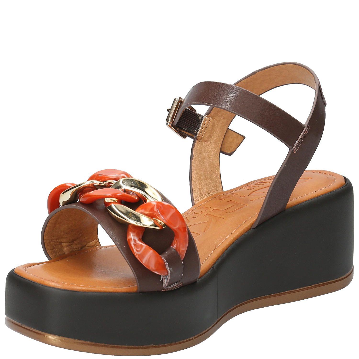 Sandalia Mujer Madda Café Oscuro-4